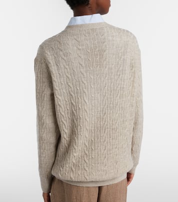 Cardigan Walnut aus Wolle, Kaschmir und Seide | Loro Piana