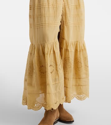 Paoline tiered cotton maxi skirt | Marant Etoile