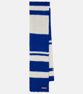 Striped alpaca-blend scarf | JW Anderson