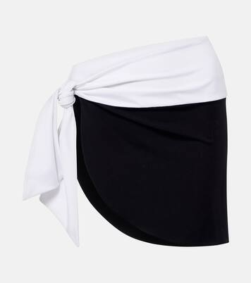 不对称沙滩罩衫半身裙 | Balmain