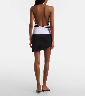 不对称沙滩罩衫半身裙 | Balmain