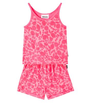 코튼 블렌드 테리 탑 & 쇼츠 세트 | Molo