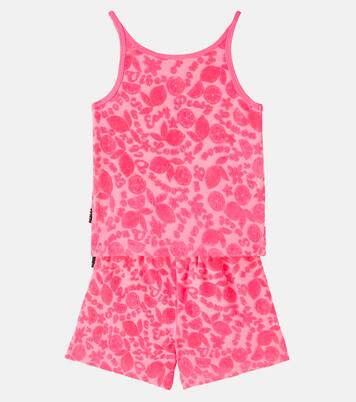 코튼 블렌드 테리 탑 & 쇼츠 세트 | Molo