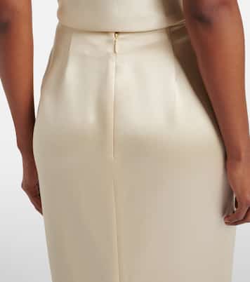 Silk satin maxi skirt | The Row