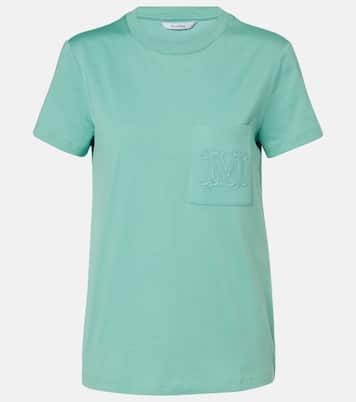 Papaia embroidered cotton jersey T-shirt | Max Mara