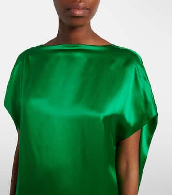 Midikleid aus Seidensatin | Dries Van Noten