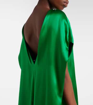 Midikleid aus Seidensatin | Dries Van Noten