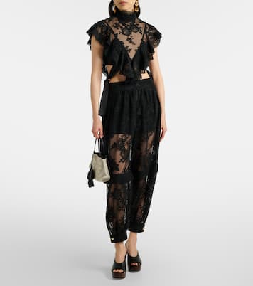 Cropped-Top Luna aus Spitze | Zimmermann