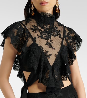 Cropped-Top Luna aus Spitze | Zimmermann