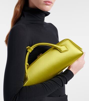 Le Teckel Small satin clutch | Alaïa