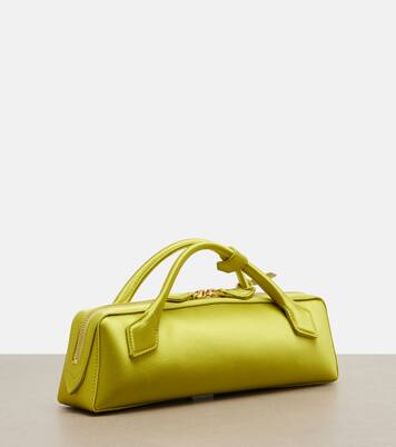 Le Teckel Small satin clutch | Alaïa