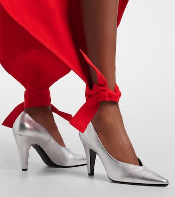 Metallic leather pumps | Alaïa