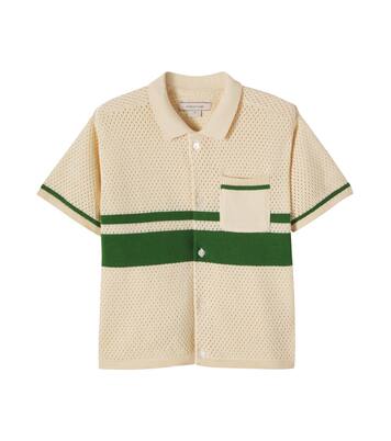 Hai knitted striped cotton shirt | Konges Sløjd