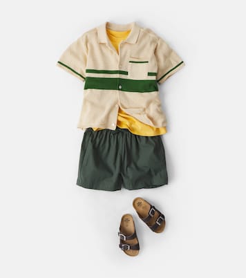 Hai knitted striped cotton shirt | Konges Sløjd