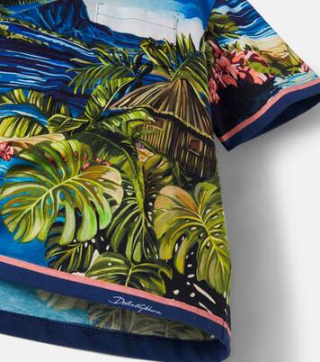 Printed cotton jersey T-shirt | Dolce&Gabbana Kids