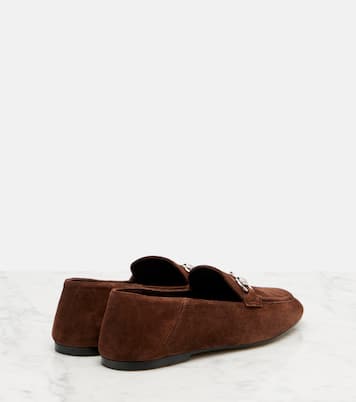 Jordaan Horsebit suede loafers | Gucci
