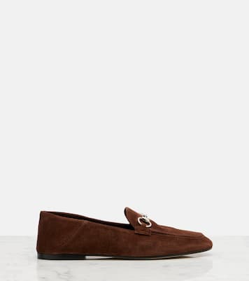 Jordaan Horsebit suede loafers | Gucci