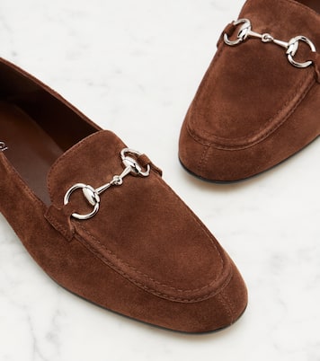 Jordaan Horsebit suede loafers | Gucci