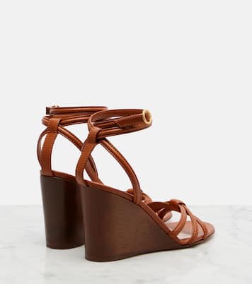 Leather wedge sandals | Gianvito Rossi