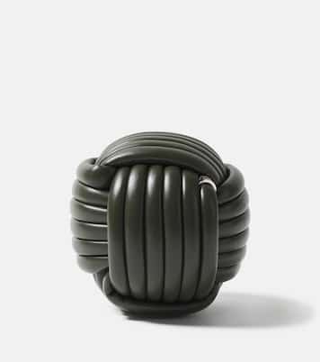 Nodo leather doorstop | Giobagnara