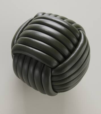Nodo leather doorstop | Giobagnara
