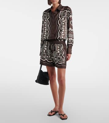 Shorts Frances aus Seiden-Twill | Nili Lotan