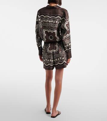 Shorts Frances aus Seiden-Twill | Nili Lotan