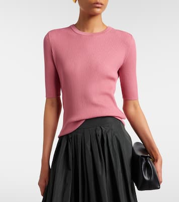 Ribbed-knit wool top | 'S Max Mara