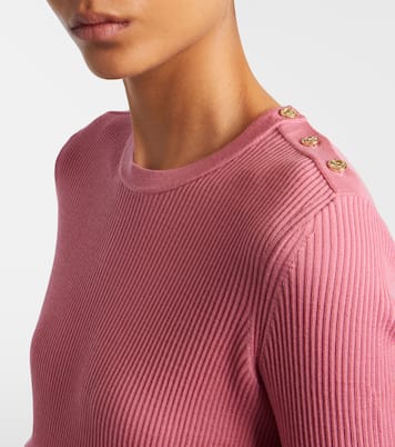 Ribbed-knit wool top | 'S Max Mara