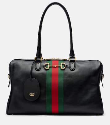 Borsetto Large leather bowling bag | Gucci