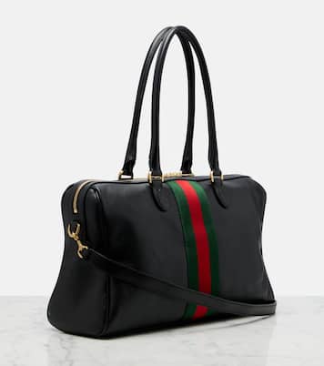 Borsetto Large leather bowling bag | Gucci