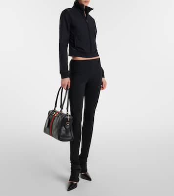 Borsetto Large leather bowling bag | Gucci