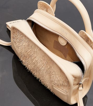 Tote Bag Amazona 180 Lion Fringed Cut Mini | Loewe