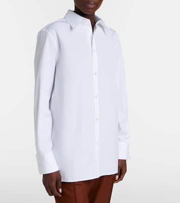 Cotton poplin shirt | Saint Laurent