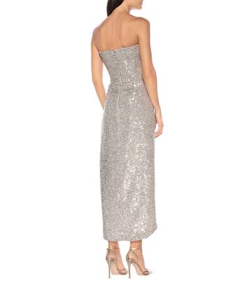 Midikleid mit Pailletten | Rasario