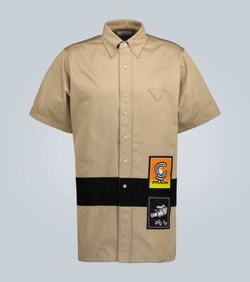 Camisa de manga corta con detalle | Prada