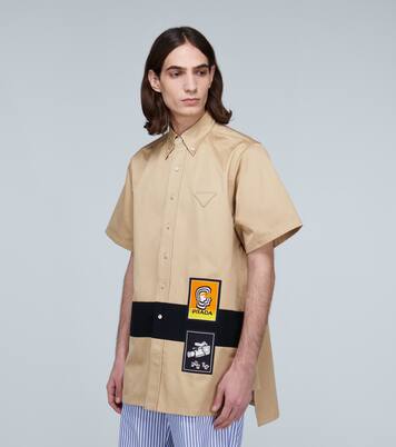 Camisa de manga corta con detalle | Prada