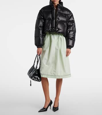 Cropped-Daunenjacke aus Re-Nylon | Prada