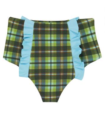 Culotte de bikini Bumby Kayeta à carreaux | Marysia Bumby