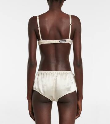 Bügel-BH aus Satin | Miu Miu