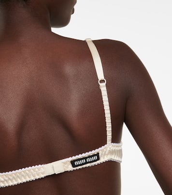 Bügel-BH aus Satin | Miu Miu