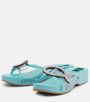 Musa crystal-embellished PVC clogs | Pucci