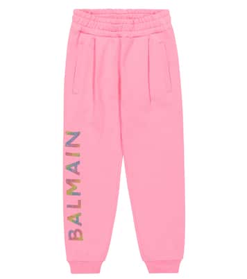 Logo cotton sweatpants | Balmain Kids