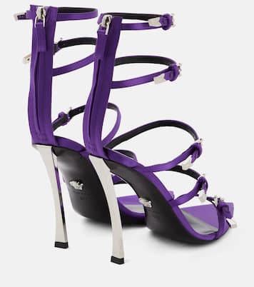 Sandalen Pin-Point aus Leder | Versace