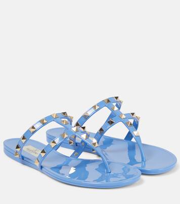 Rockstud rubber sandals | Valentino Garavani