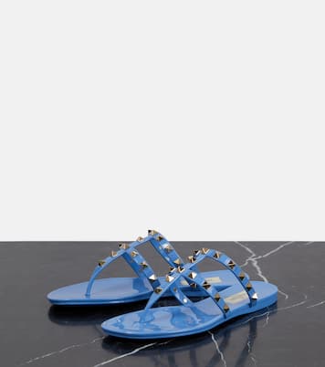 Rockstud rubber sandals | Valentino Garavani
