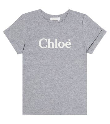 Logo cotton jersey T-shirt | Chloé Kids