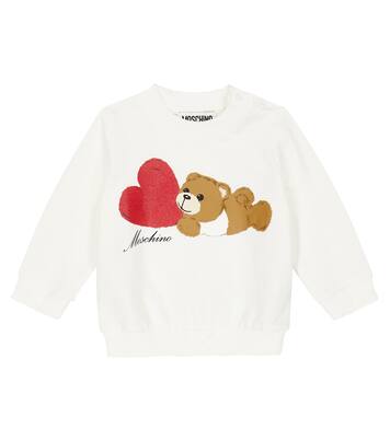 Baby printed cotton-blend sweatshirt | Moschino Kids