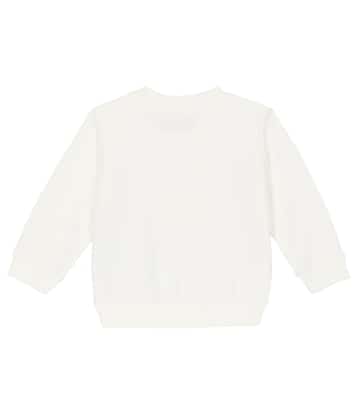 Baby printed cotton-blend sweatshirt | Moschino Kids