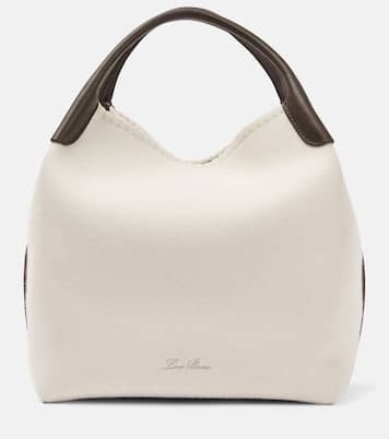 Tote Bale Large mit Leder | Loro Piana